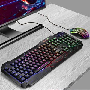 Keyboard Set Anti-Splash USB Wired Mult Function