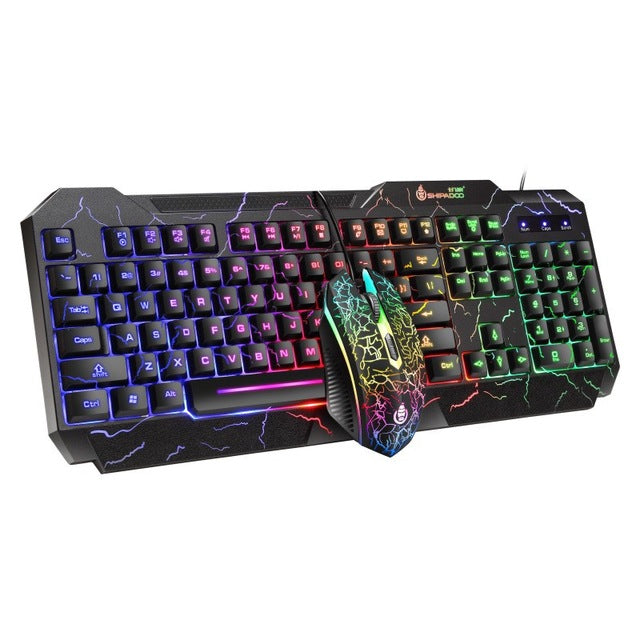 Keyboard Set Anti-Splash USB Wired Mult Function