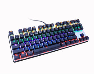 Keyboard 87 keys Blue Switch Gaming Keyboard