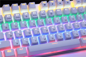 Keyboard 87 keys Blue Switch Gaming Keyboard