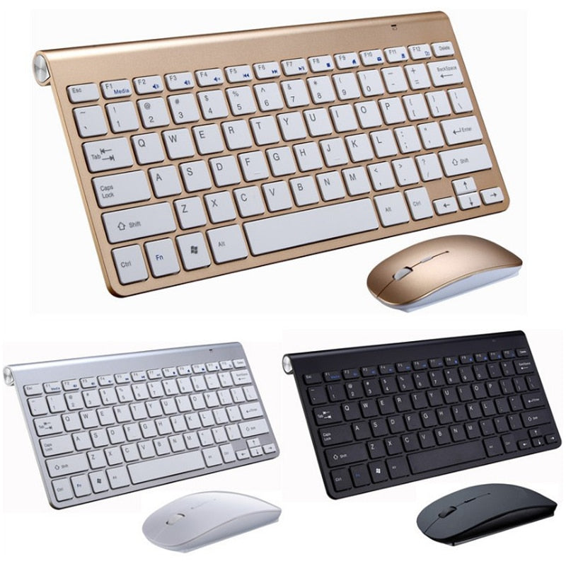 2.4G Wireless Keyboard Multimedia Keyboard Combo Set