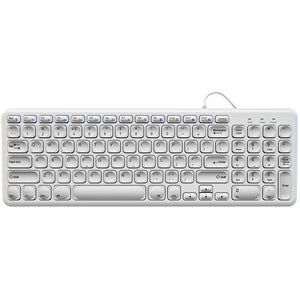 Ultra thin Quiet 96 Keys Multimedia USB Keyboard